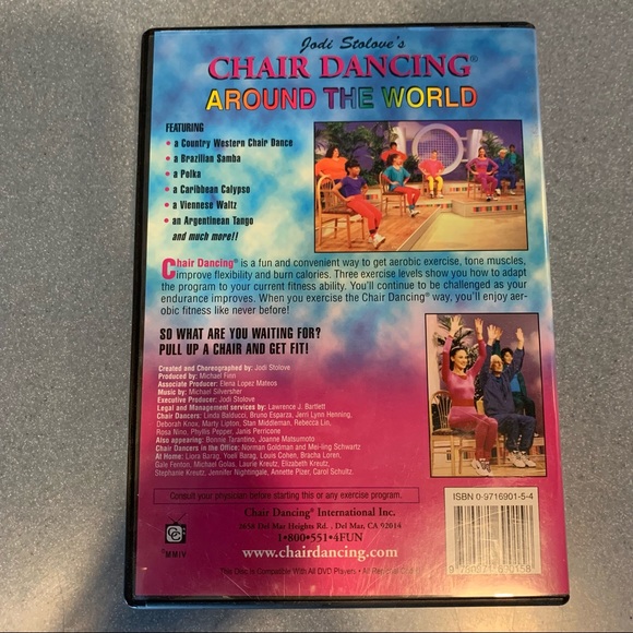 Chair Dancing Around The World DVD Jodi Stolove - Picture 4 of 11